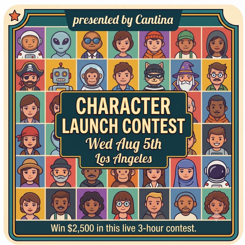 Cover Image for Character Pilot Pitch Contest (w/ cash prize)