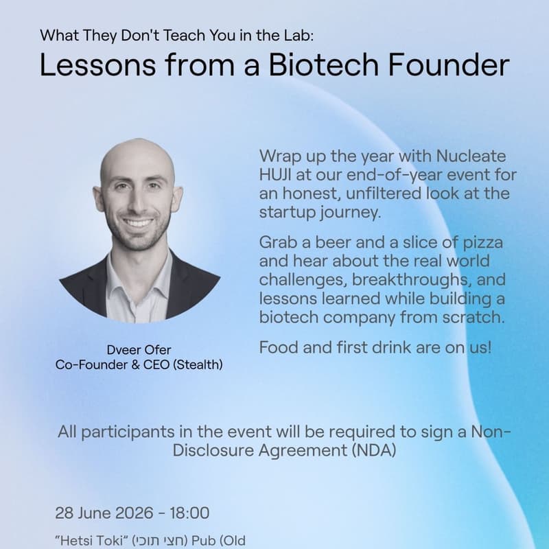 Cover Image for What they didn't tell you... lessons from a biotech founder