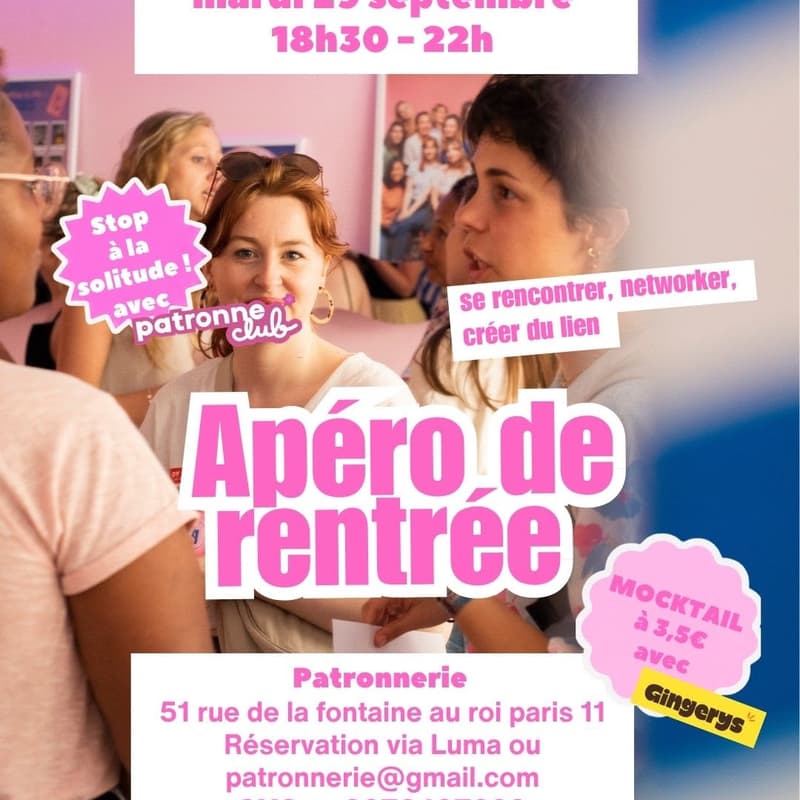 Cover Image for Apéro de rentrée des Patronnes