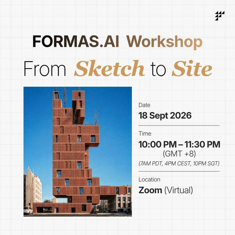 Cover Image for FORMAS Workshop: From Sketch to Site