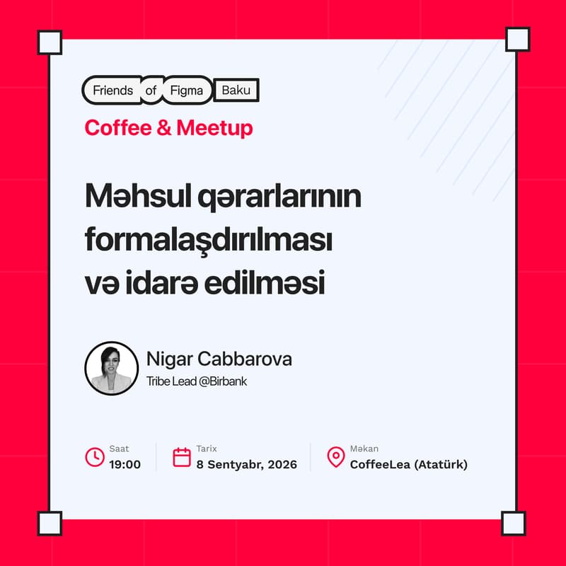 Cover Image for #3 CoffeeMeet w/ Nigar Cabbarova - Məhsul qərarlarının formalaşdırılması