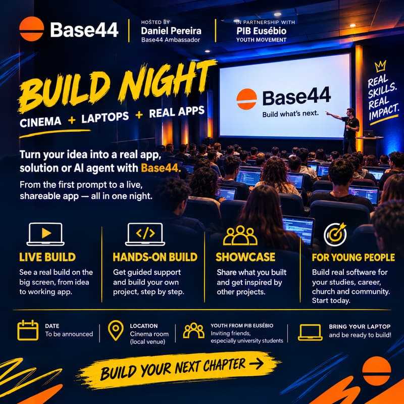 Cover Image for Base44 Build Night Cinema: Create Your First App with AI
