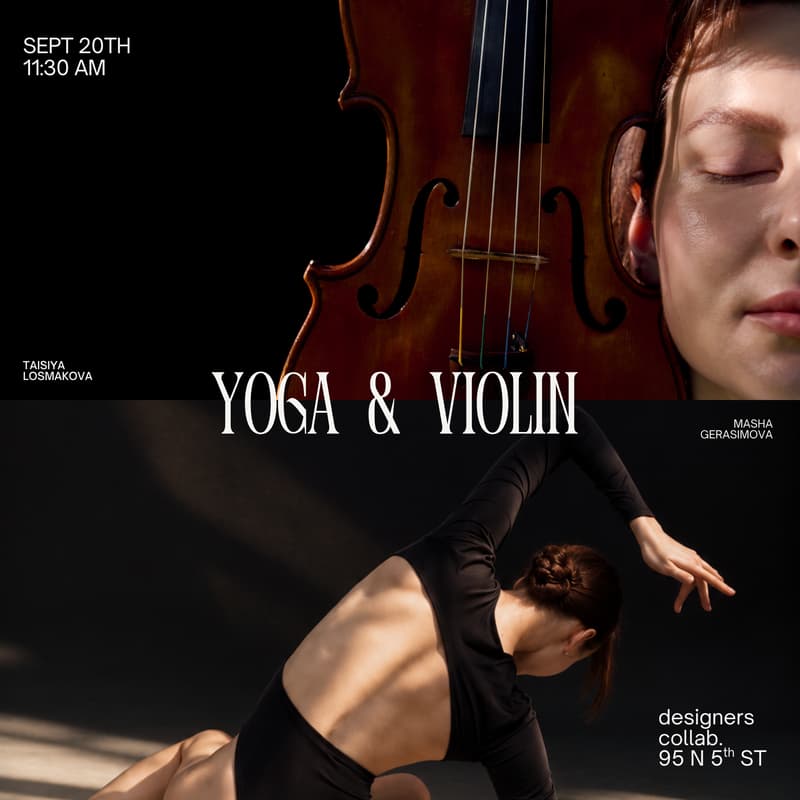 Cover Image for Yoga & Violin: An Immersive Vinyasa Experience
