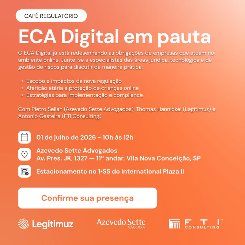 Imagem de capa de ECA Digital em Pauta — Café Regulatório