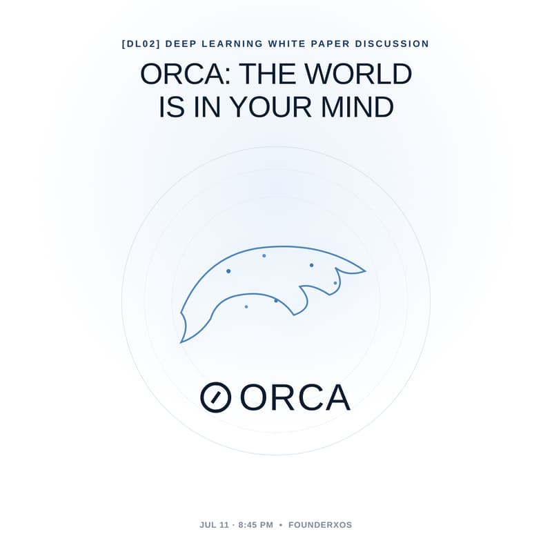 Cover Image for Founder's White Paper Discussion [DL:02] : Ocra The World is in your mind