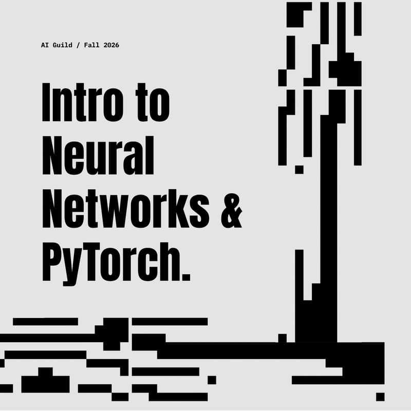 Cover Image for AI Guild: Neural Networks & PyTorch