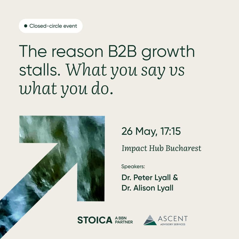 Cover Image for The reason B2B growth stalls. What you say vs what you do.