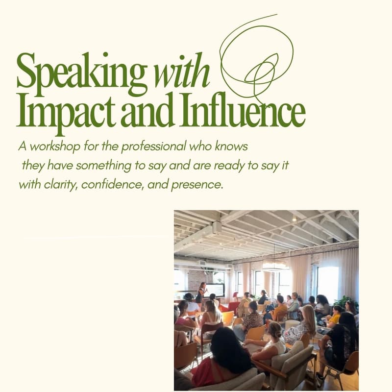 Cover Image for Speaking with Impact and Influence - Soho House Dumbo