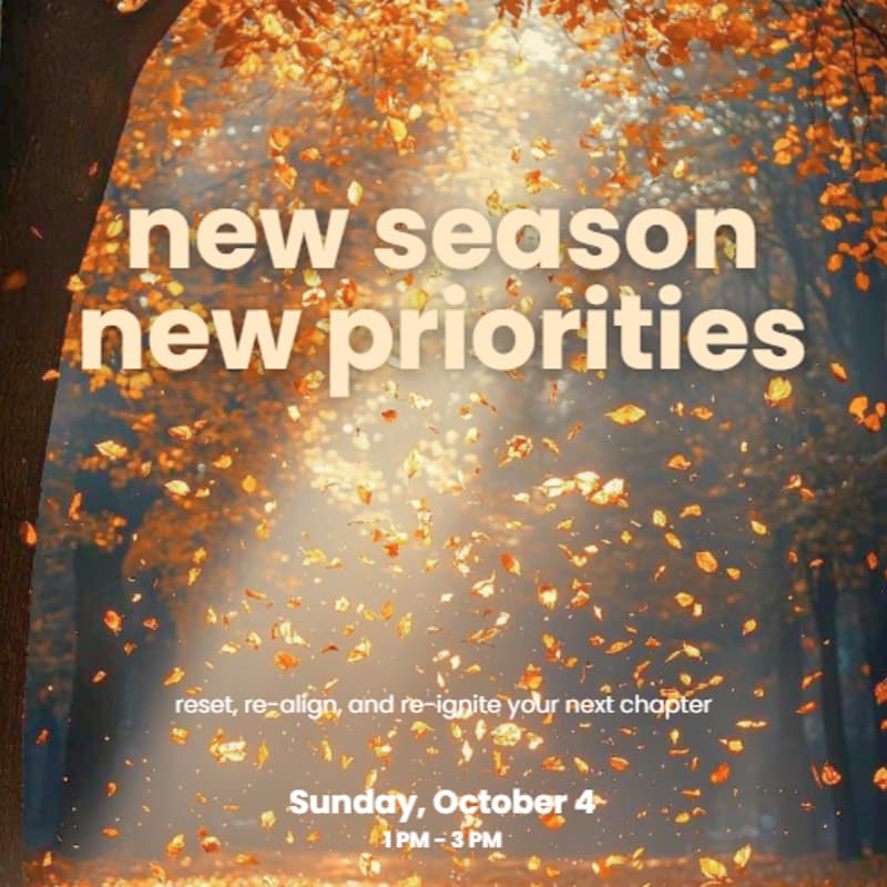 Cover Image for new season, new priorities