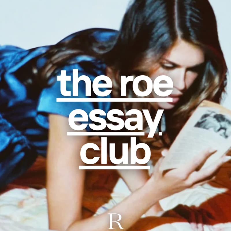 Cover Image for Roe Essay Club