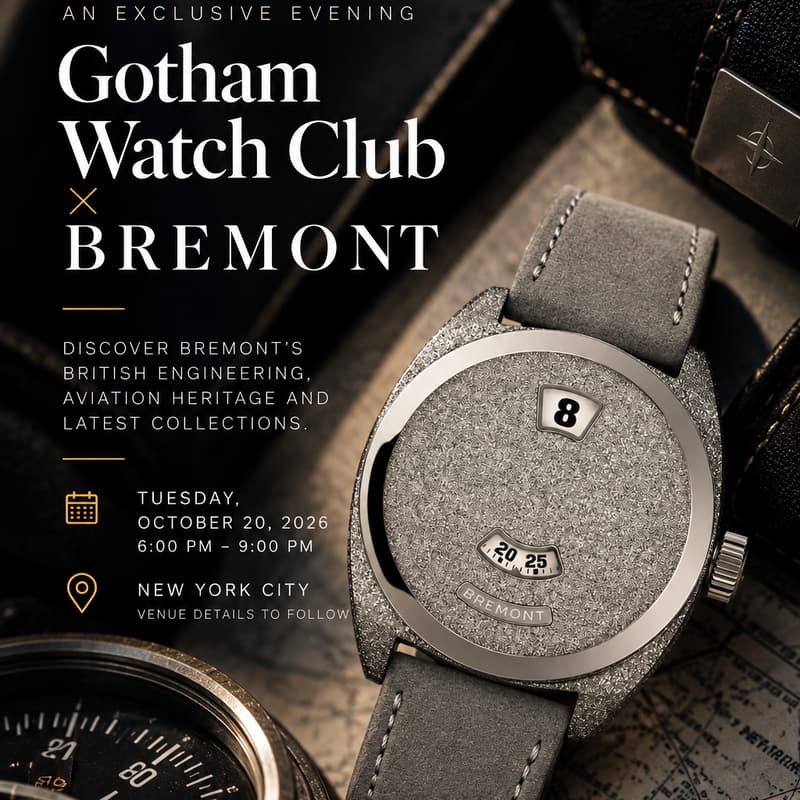 Cover Image for Gotham Watch Club x Bremont