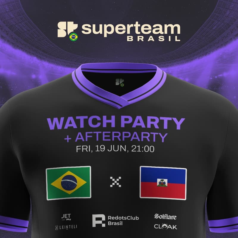 Cover Image for RedotsClub Brasil World Cup Watch Party: Brazil vs. Haiti + Open Bar Afterparty with LEI Inteli & Cloak