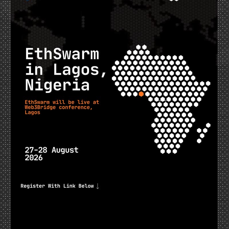 Cover Image for Decentralization Across Borders- EthSwarm at Web3 Lagos Conference, Africa