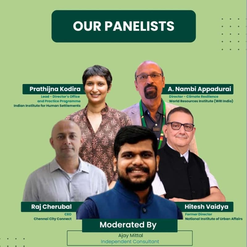 Cover Image for Panel Discussion: Designing Climate-Resilient Cities | May 12, 11:30 AM