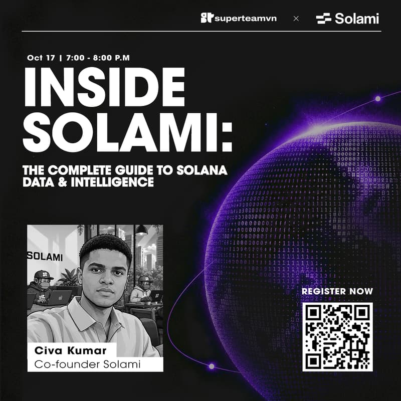 Cover Image for STVN Workshop #6: Solana Data & Intelligence with Solami