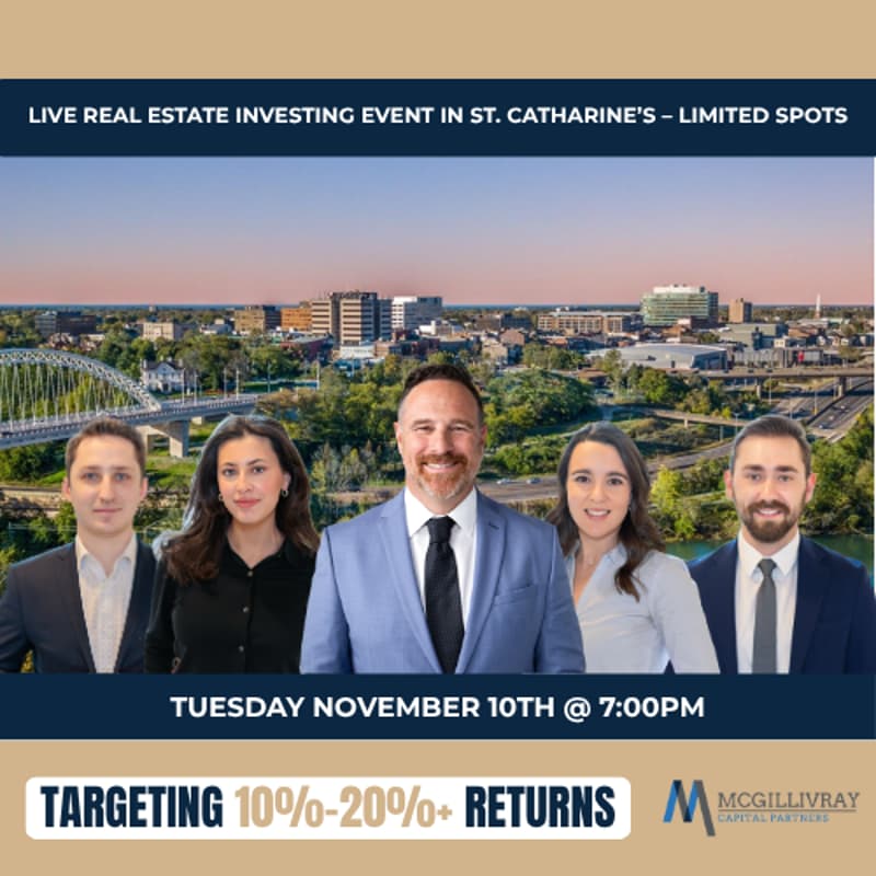 Cover Image for McGillivray Capital LIVE in St. Catharine's