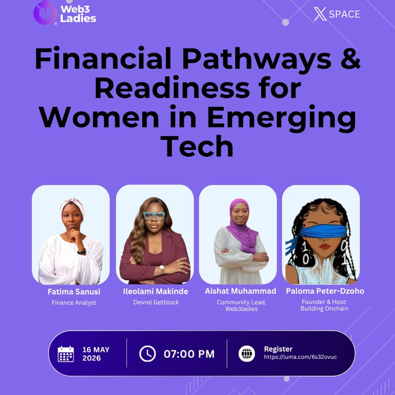 Cover Image for Financial pathways & readiness for women in emerging tech