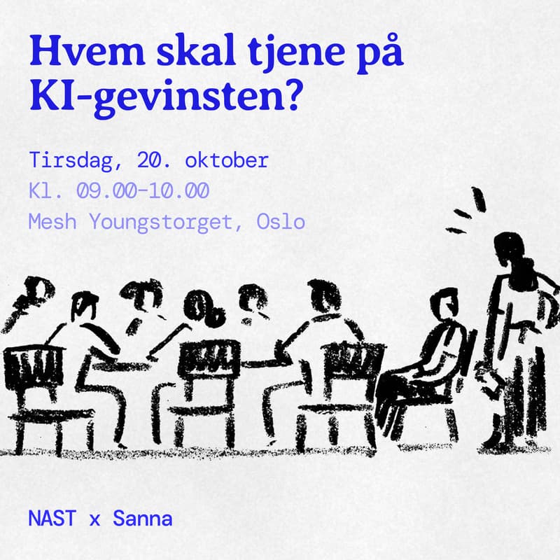Cover Image for Hvem skal tjene på KI-gevinsten?