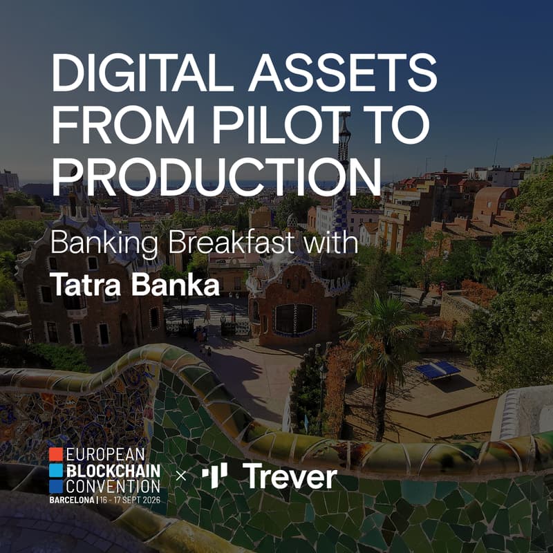 Cover Image for Digital Assets from Pilot to Production with Tatra Banka | Banking Breakfast