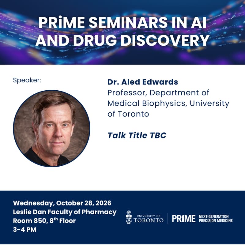 Cover Image for PRiME Seminars in AI and Drug Discovery