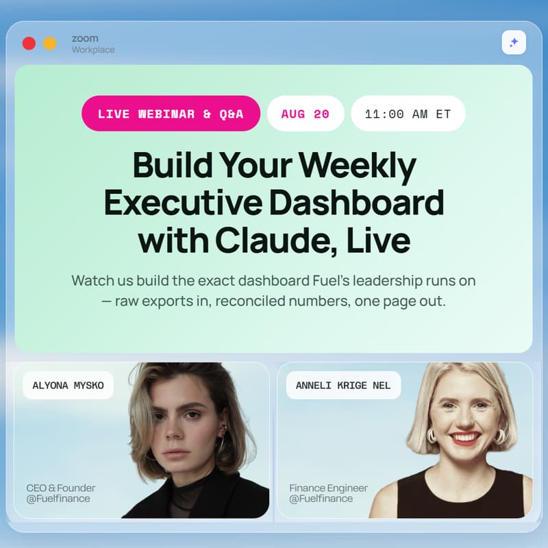Cover Image for Build Your Executive Dashboard with Claude - Live