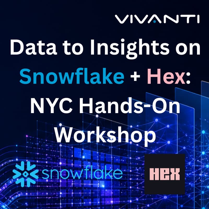 Cover Image for Data to Insights on Snowflake + Hex: NYC Hands-On Workshop