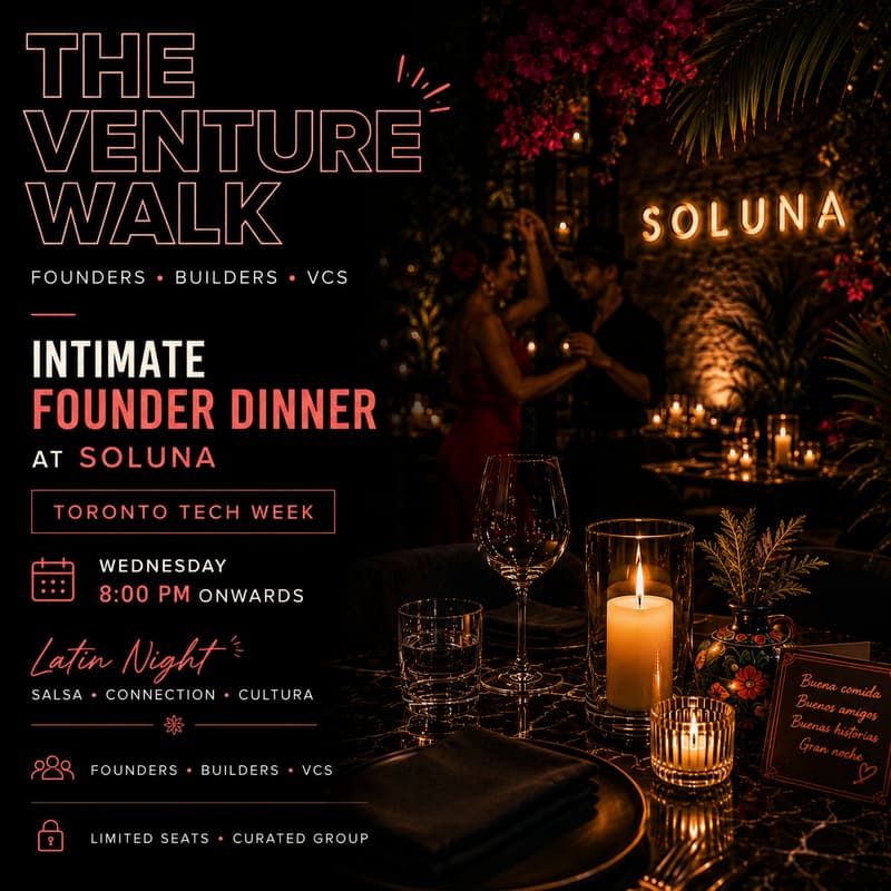 Cover Image for The Venture Walk • Founders & Investors Dinner at Soluna