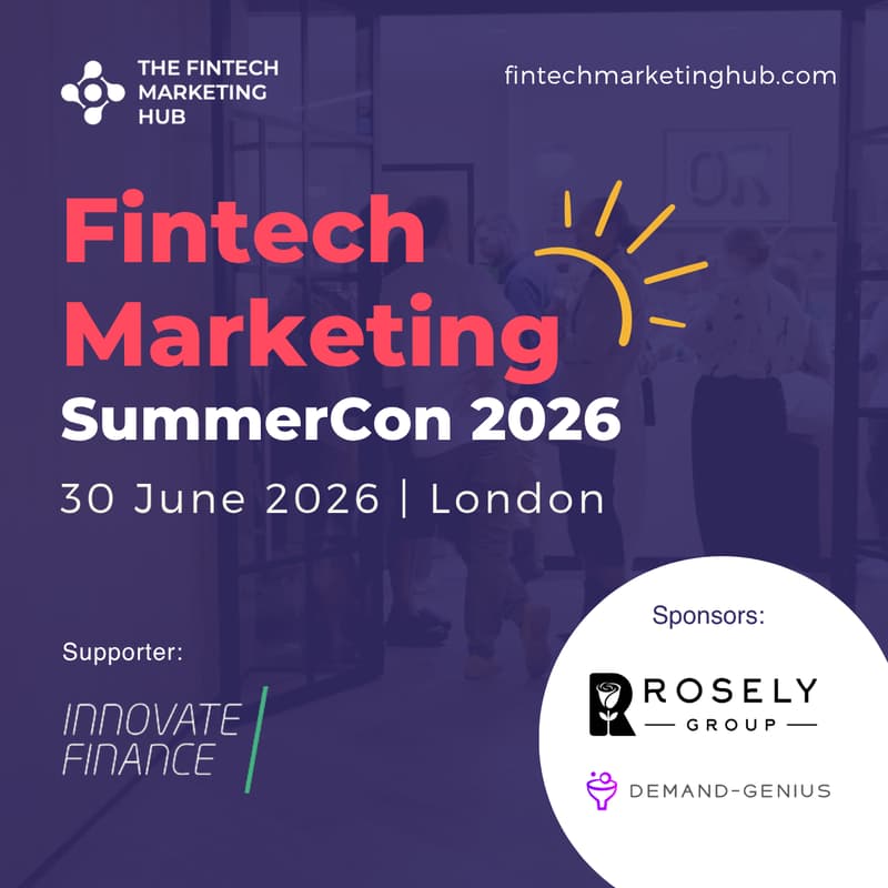 Cover Image for Fintech Marketing SummerCon 2026 - London