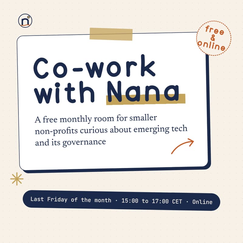 Cover Image for Co-work with Nana: emerging tech and governance for non-profits