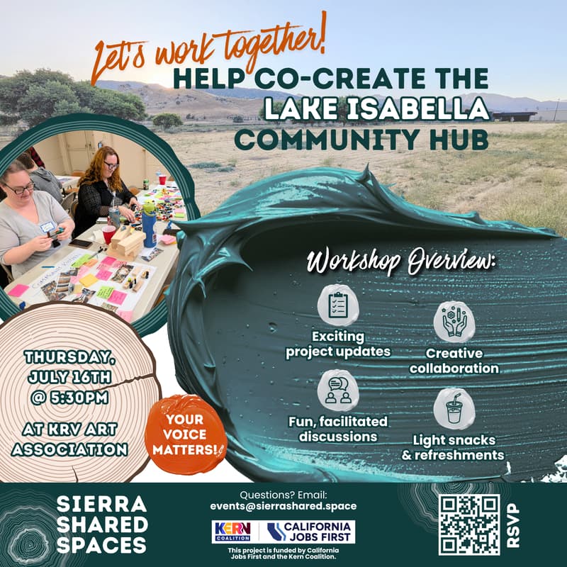 Cover Image for Help Co-Create Your Lake Isabella Community Hub