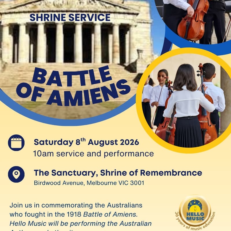 Cover Image for Battle of Amiens - Shrine Service
