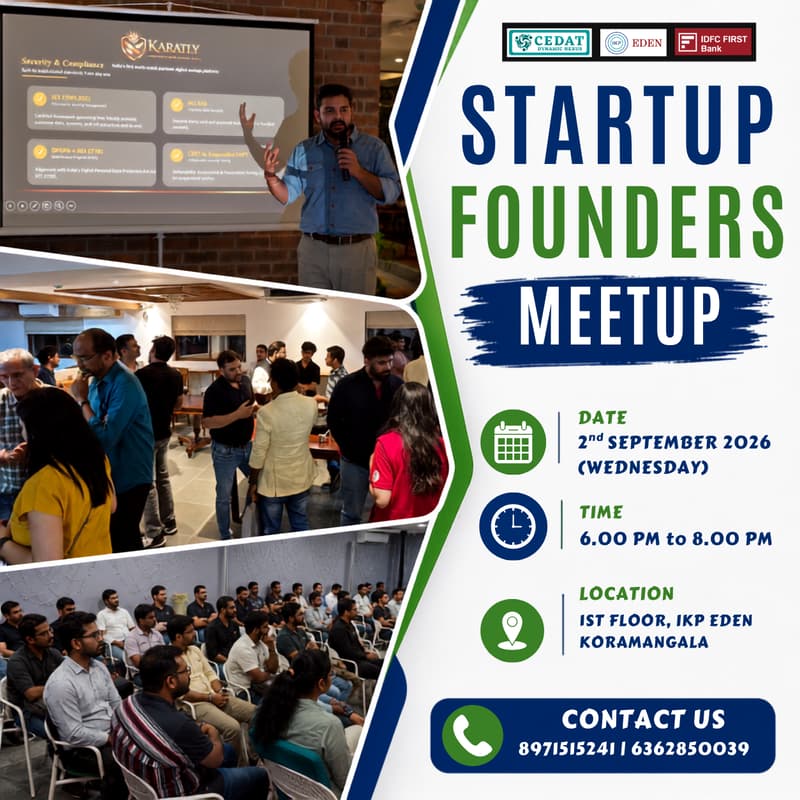 Cover Image for Startup Founders Meetup by CEDAT