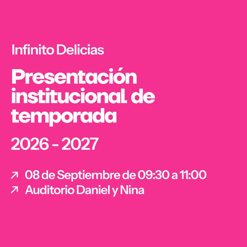 Cover Image for Presentación institucional de temporada 2026 - 2027
