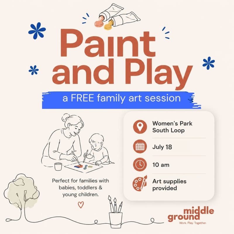 Cover Image for Paint & Play in the Park — A Free Family Art Session