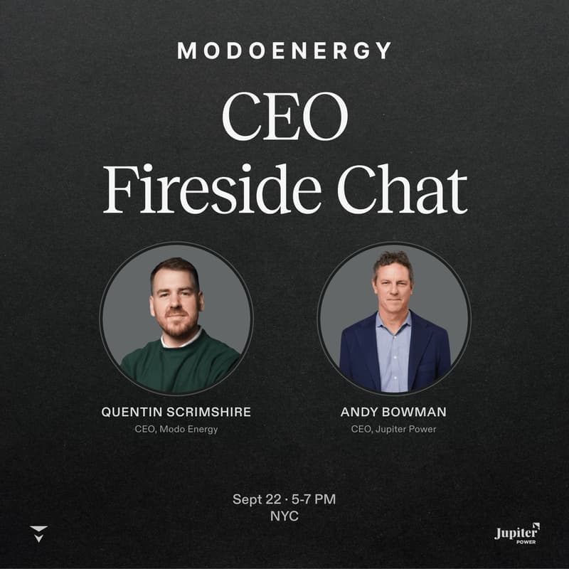 Cover Image for Fireside Chat & AMA with Andy Bowman, Jupiter Power
