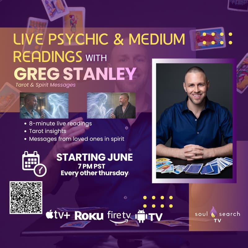 Cover Image for Live Psychic & Medium Readings with Greg Stanley | Tarot & Spirit Messages