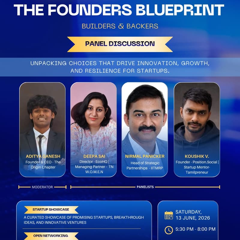 Cover Image for THE FOUNDERS BLUEPRINT: BUILDERS & BACKERS