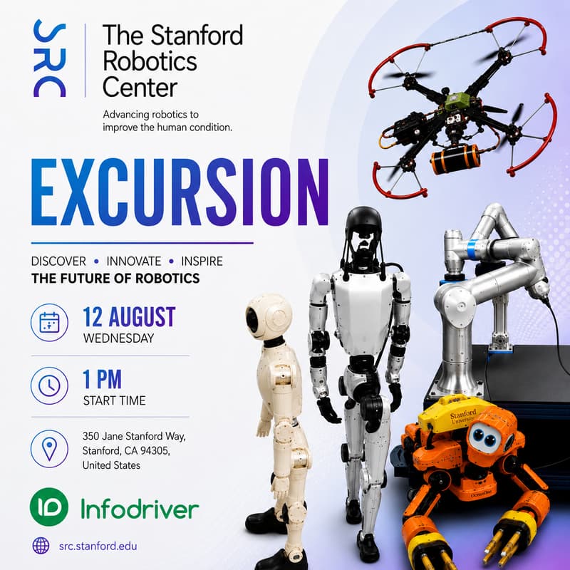 Cover Image for The Stanford Robotics Center Excursion by Infodriver