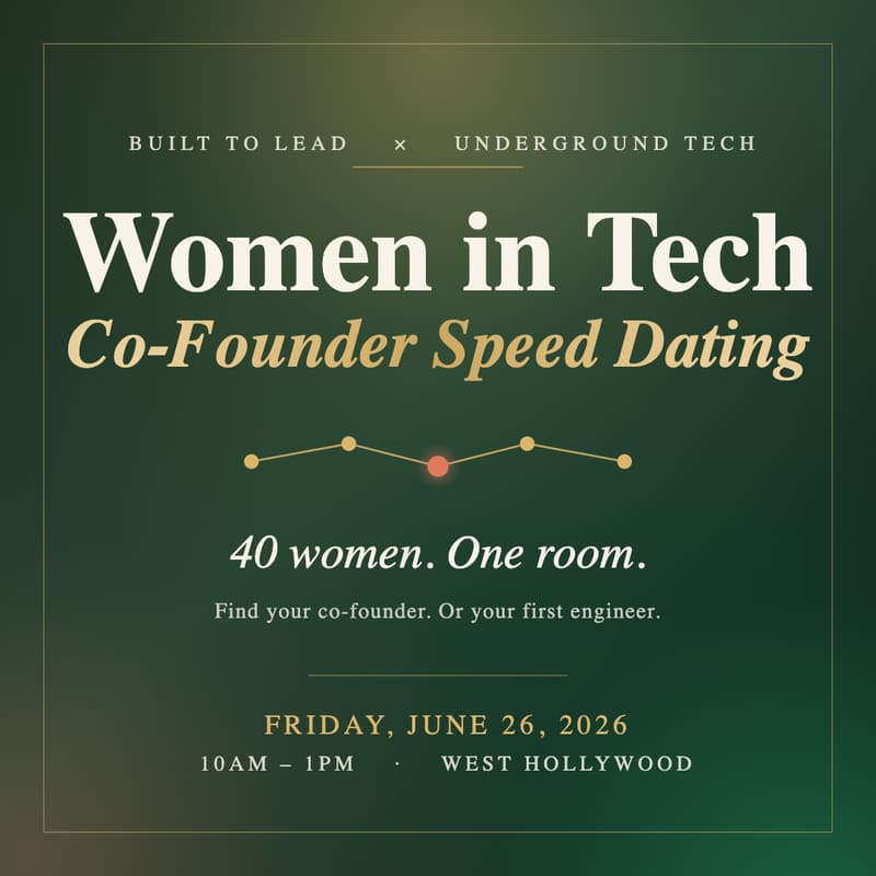 Cover Image for Women in Tech: Co-Founder Speed Dating