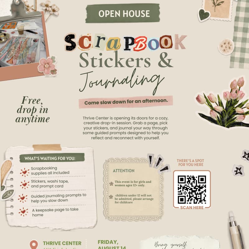 Cover Image for Open House: Scrapbook, Stickers & Journaling