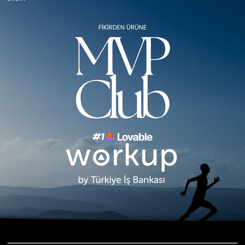 Cover Image for MVP Club #1: Lovable ile Ürün Tasarımı
