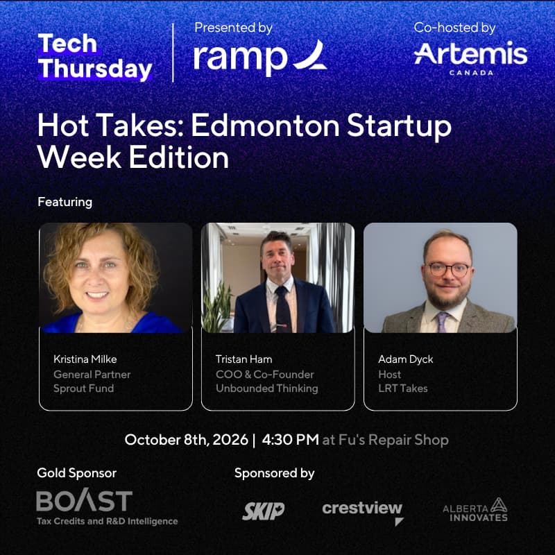 Cover Image for Hot Takes: Edmonton Startup Week Edition