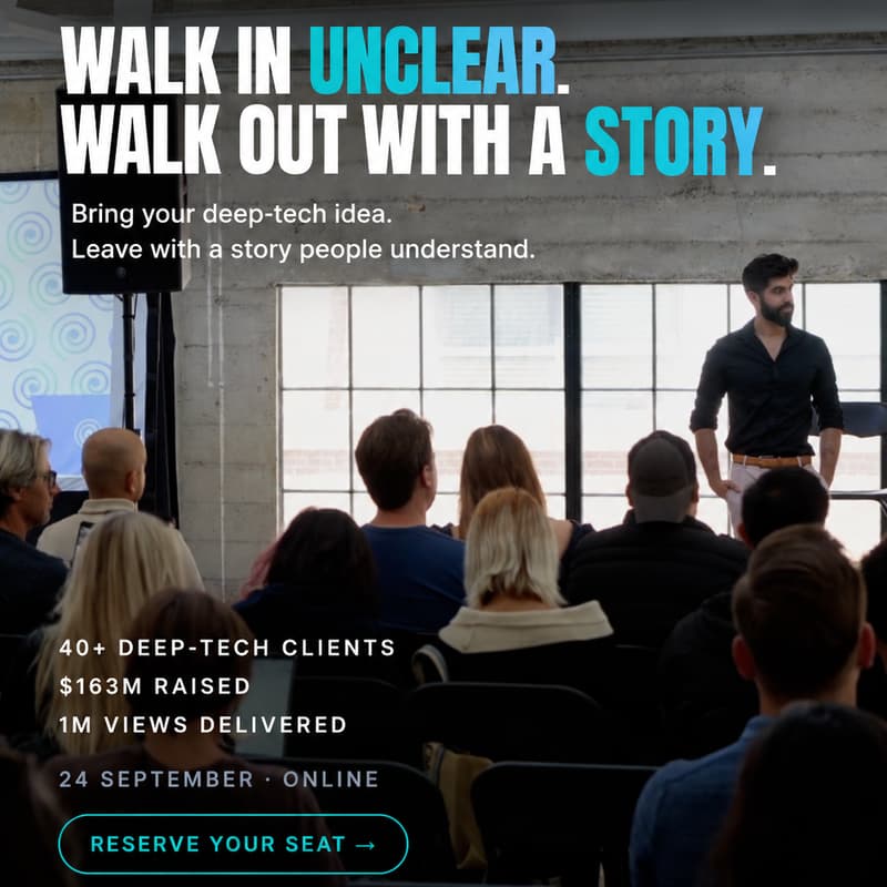 Cover Image for Deep Tech Storytelling Workshop | Spiral Studios