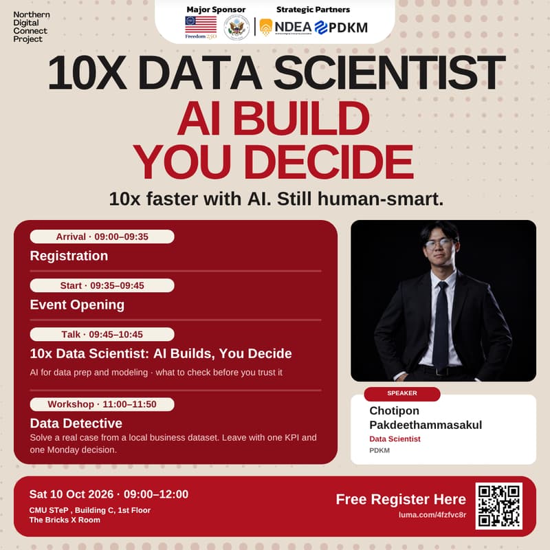 Cover Image for 10x Data Scientist: AI Build, You Decide