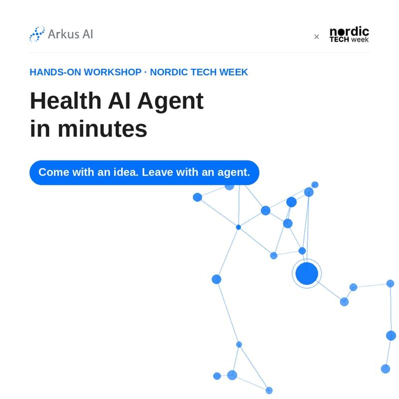 Cover Image for Health Agents in Minutes: Build. Test. Launch.