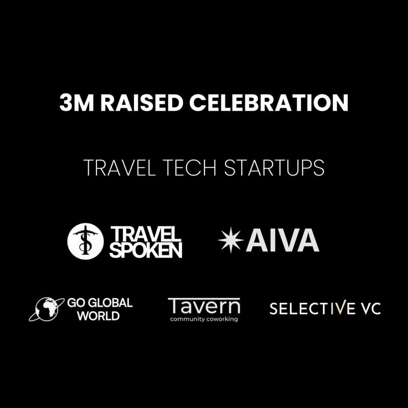 Cover Image for 3M Raised Celebration: Travel Tech Startups