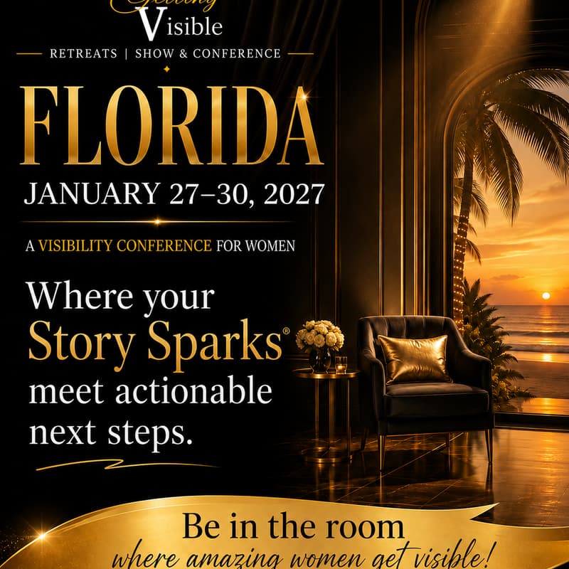 Cover Image for Florida January 2027 | Women Getting Visible Show & Conference "From Page to Stage" - Visibility Conference