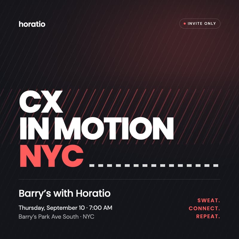 Cover Image for CX in Motion NYC: Barry’s with Horatio