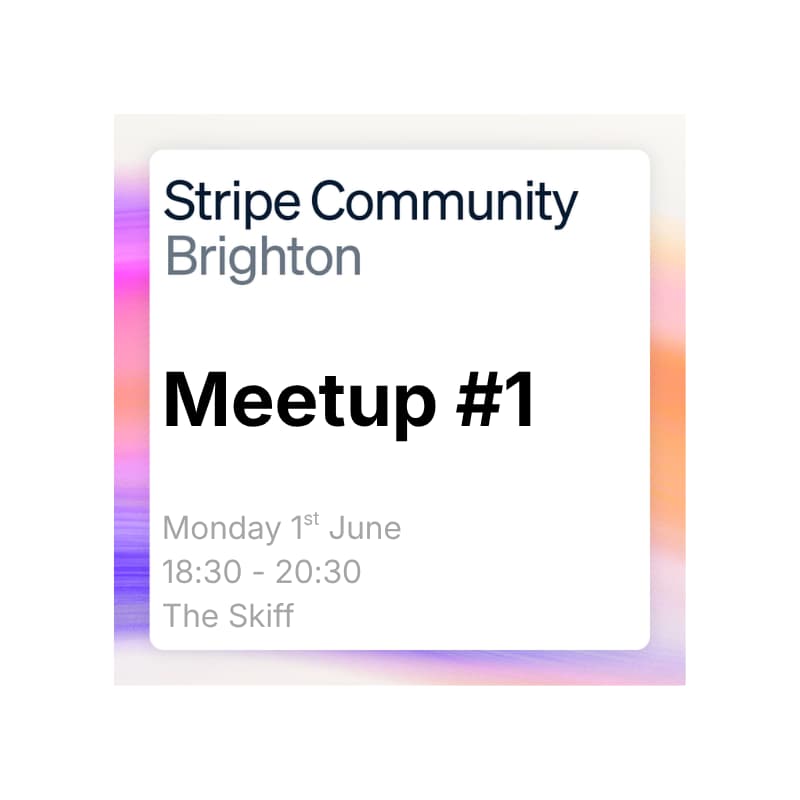 Cover Image for Stripe Brighton Community meetup #1