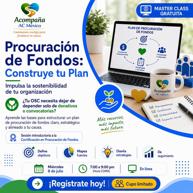 Cover Image for MasterClass Procuración de Fondos: Contruye tu Plan